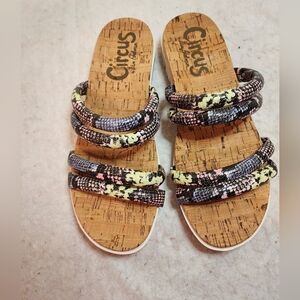 Circus by Sam Edelman Women's Narina MultiColor Size 7 Sandals Slip On